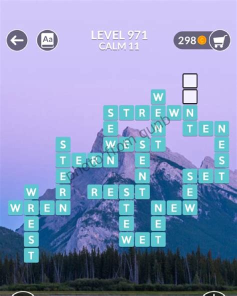 Wordscapes Level 971 Answers [ + Bonus Words ] .